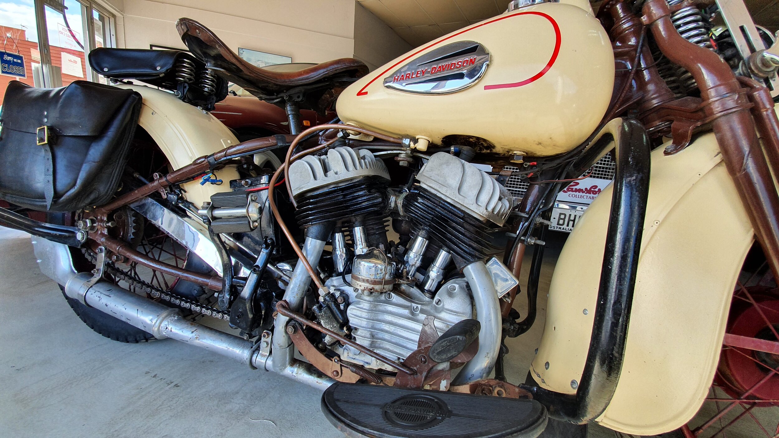 Harley Davidson model 40-W 1940 — Rainsford Collectable Cars